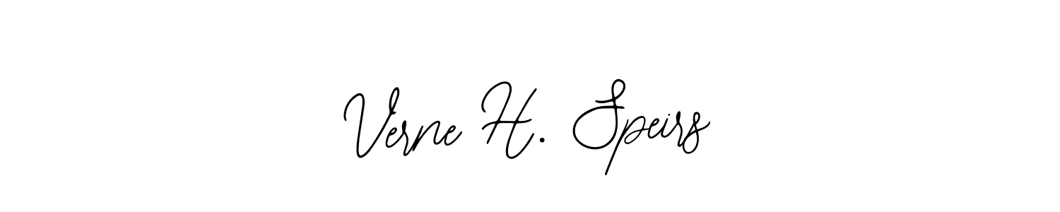 Also we have Verne H. Speirs name is the best signature style. Create professional handwritten signature collection using Bearetta-2O07w autograph style. Verne H. Speirs signature style 12 images and pictures png