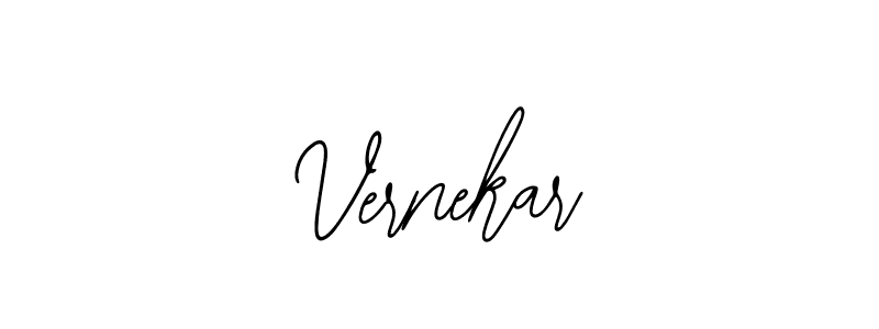 Make a beautiful signature design for name Vernekar. With this signature (Bearetta-2O07w) style, you can create a handwritten signature for free. Vernekar signature style 12 images and pictures png