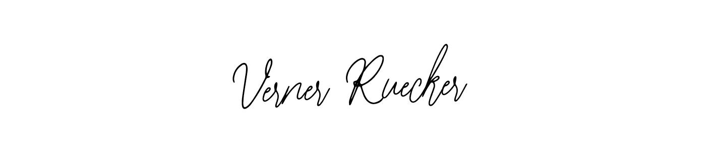 You should practise on your own different ways (Bearetta-2O07w) to write your name (Verner Ruecker) in signature. don't let someone else do it for you. Verner Ruecker signature style 12 images and pictures png