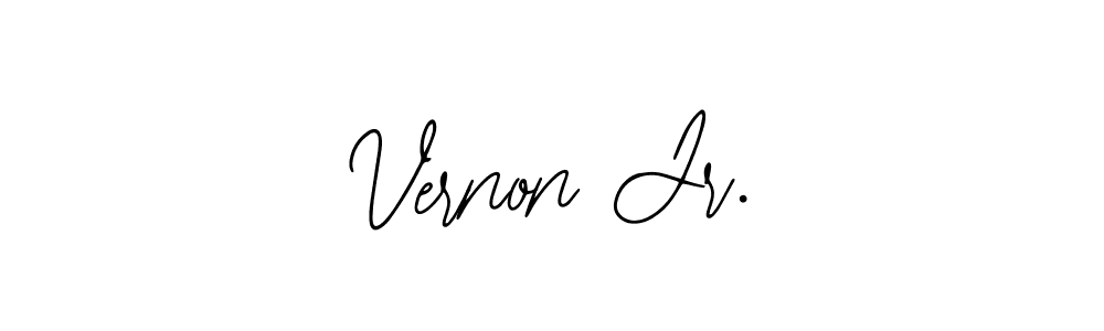Make a beautiful signature design for name Vernon Jr.. With this signature (Bearetta-2O07w) style, you can create a handwritten signature for free. Vernon Jr. signature style 12 images and pictures png