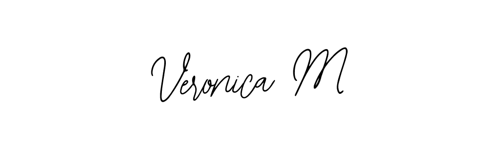 Make a beautiful signature design for name Veronica M. With this signature (Bearetta-2O07w) style, you can create a handwritten signature for free. Veronica M signature style 12 images and pictures png