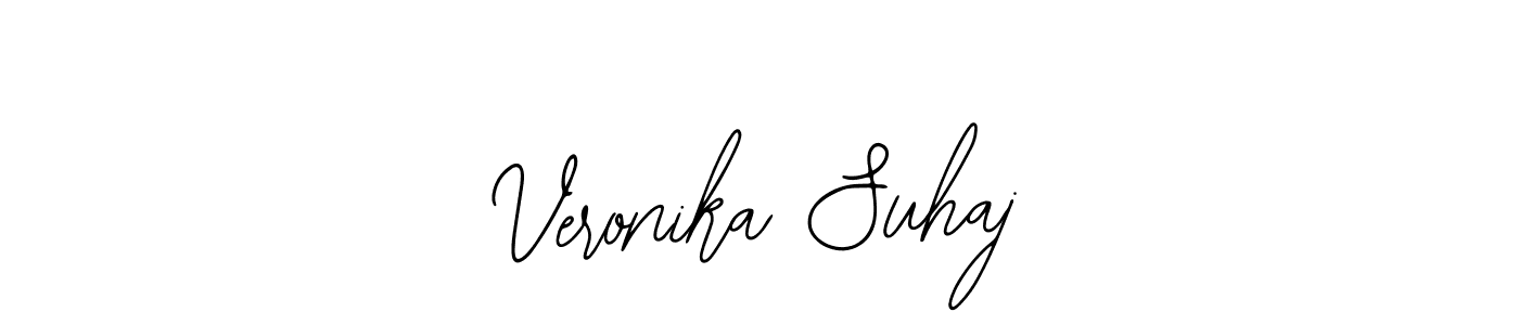 This is the best signature style for the Veronika Suhaj name. Also you like these signature font (Bearetta-2O07w). Mix name signature. Veronika Suhaj signature style 12 images and pictures png