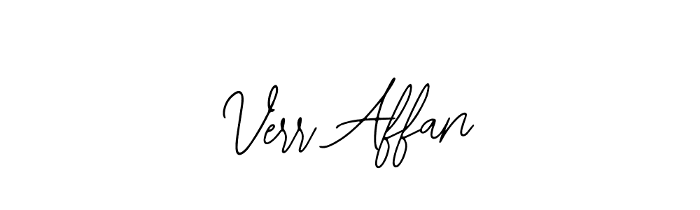 How to make Verr Affan signature? Bearetta-2O07w is a professional autograph style. Create handwritten signature for Verr Affan name. Verr Affan signature style 12 images and pictures png