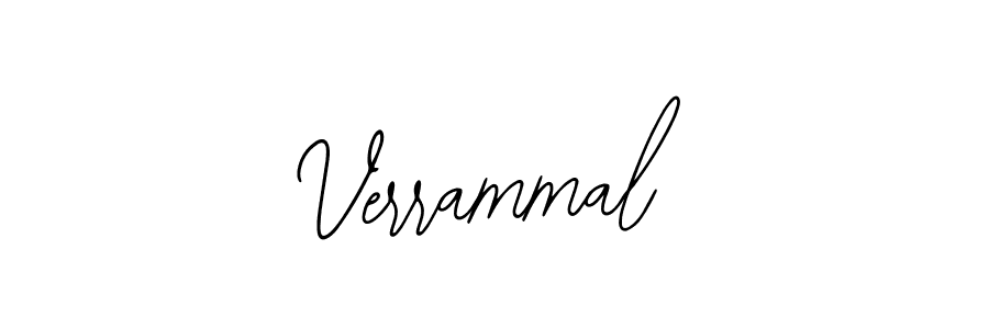 Verrammal stylish signature style. Best Handwritten Sign (Bearetta-2O07w) for my name. Handwritten Signature Collection Ideas for my name Verrammal. Verrammal signature style 12 images and pictures png