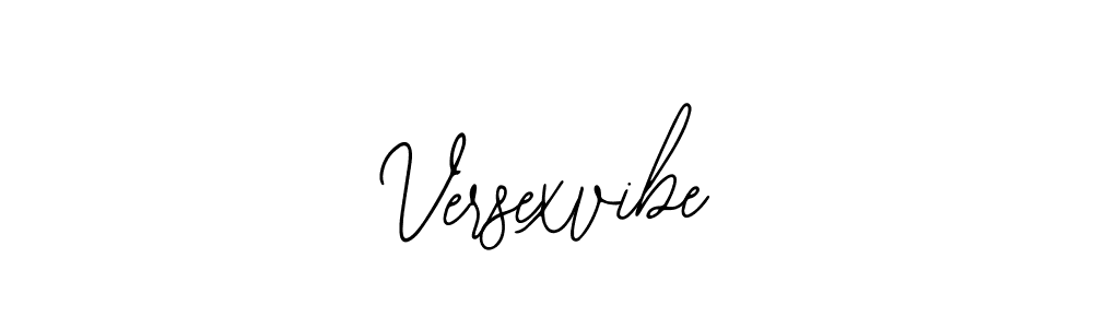 Design your own signature with our free online signature maker. With this signature software, you can create a handwritten (Bearetta-2O07w) signature for name Versexvibe. Versexvibe signature style 12 images and pictures png