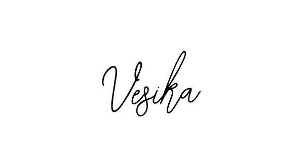 The best way (Bearetta-2O07w) to make a short signature is to pick only two or three words in your name. The name Vesika include a total of six letters. For converting this name. Vesika signature style 12 images and pictures png