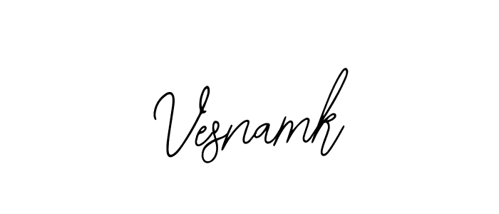 You should practise on your own different ways (Bearetta-2O07w) to write your name (Vesnamk) in signature. don't let someone else do it for you. Vesnamk signature style 12 images and pictures png