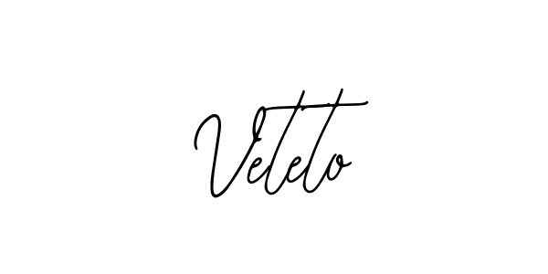 How to make Veteto name signature. Use Bearetta-2O07w style for creating short signs online. This is the latest handwritten sign. Veteto signature style 12 images and pictures png