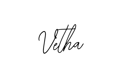 Vetha stylish signature style. Best Handwritten Sign (Bearetta-2O07w) for my name. Handwritten Signature Collection Ideas for my name Vetha. Vetha signature style 12 images and pictures png