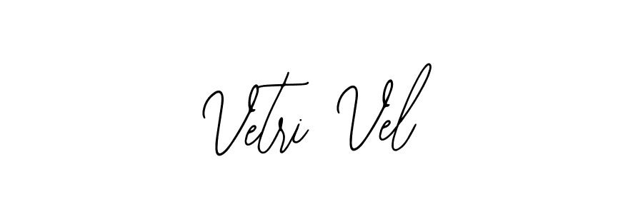 Similarly Bearetta-2O07w is the best handwritten signature design. Signature creator online .You can use it as an online autograph creator for name Vetri Vel. Vetri Vel signature style 12 images and pictures png