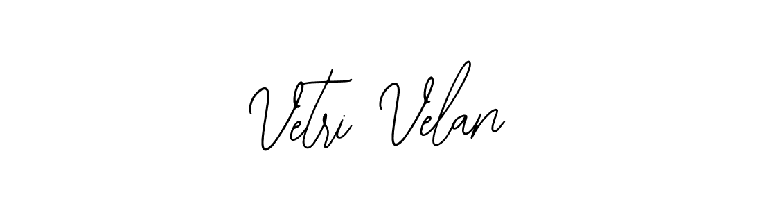 How to make Vetri Velan signature? Bearetta-2O07w is a professional autograph style. Create handwritten signature for Vetri Velan name. Vetri Velan signature style 12 images and pictures png