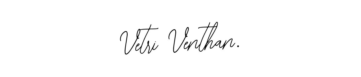 Use a signature maker to create a handwritten signature online. With this signature software, you can design (Bearetta-2O07w) your own signature for name Vetri Venthan.. Vetri Venthan. signature style 12 images and pictures png