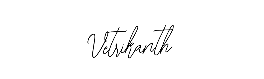 Make a beautiful signature design for name Vetrikanth. With this signature (Bearetta-2O07w) style, you can create a handwritten signature for free. Vetrikanth signature style 12 images and pictures png