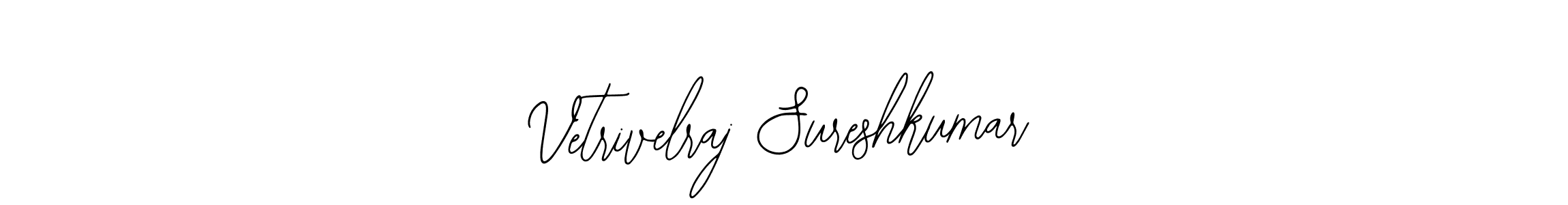 Design your own signature with our free online signature maker. With this signature software, you can create a handwritten (Bearetta-2O07w) signature for name Vetrivelraj Sureshkumar. Vetrivelraj Sureshkumar signature style 12 images and pictures png