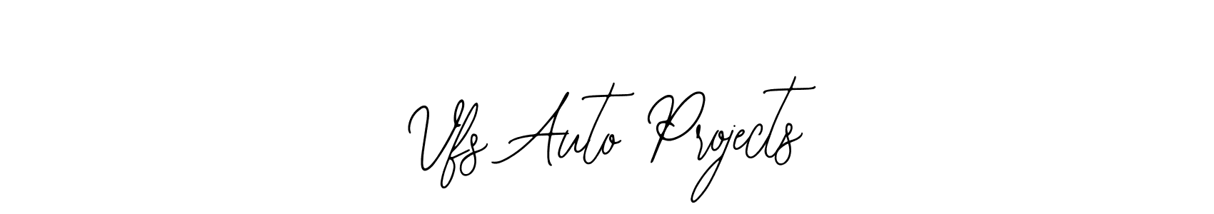 Make a beautiful signature design for name Vfs Auto Projects. Use this online signature maker to create a handwritten signature for free. Vfs Auto Projects signature style 12 images and pictures png
