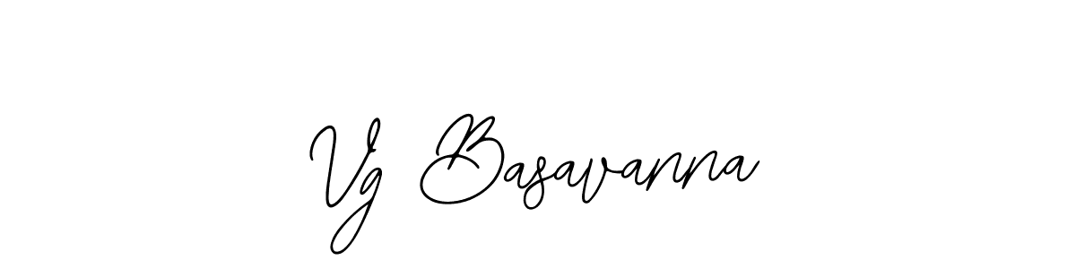 Create a beautiful signature design for name Vg Basavanna. With this signature (Bearetta-2O07w) fonts, you can make a handwritten signature for free. Vg Basavanna signature style 12 images and pictures png