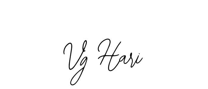 Make a beautiful signature design for name Vg Hari. Use this online signature maker to create a handwritten signature for free. Vg Hari signature style 12 images and pictures png