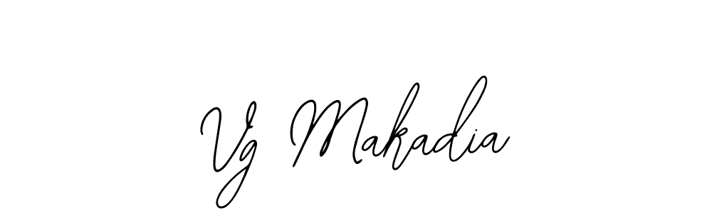 Similarly Bearetta-2O07w is the best handwritten signature design. Signature creator online .You can use it as an online autograph creator for name Vg Makadia. Vg Makadia signature style 12 images and pictures png