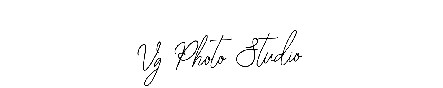 How to make Vg Photo Studio name signature. Use Bearetta-2O07w style for creating short signs online. This is the latest handwritten sign. Vg Photo Studio signature style 12 images and pictures png