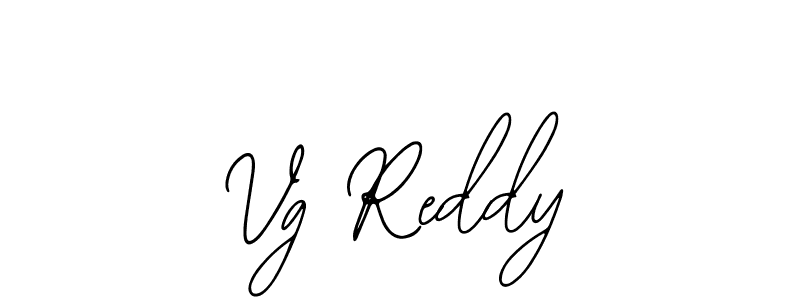 Design your own signature with our free online signature maker. With this signature software, you can create a handwritten (Bearetta-2O07w) signature for name Vg Reddy. Vg Reddy signature style 12 images and pictures png