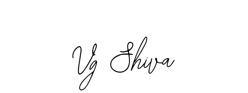Use a signature maker to create a handwritten signature online. With this signature software, you can design (Bearetta-2O07w) your own signature for name Vg Shiva. Vg Shiva signature style 12 images and pictures png