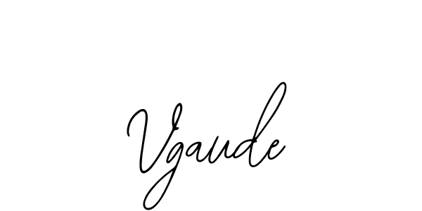 How to make Vgaude signature? Bearetta-2O07w is a professional autograph style. Create handwritten signature for Vgaude name. Vgaude signature style 12 images and pictures png