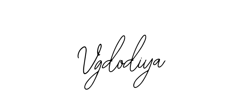 Design your own signature with our free online signature maker. With this signature software, you can create a handwritten (Bearetta-2O07w) signature for name Vgdodiya. Vgdodiya signature style 12 images and pictures png