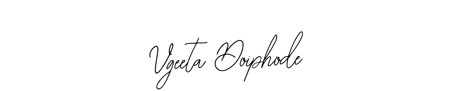 How to Draw Vgeeta Doiphode signature style? Bearetta-2O07w is a latest design signature styles for name Vgeeta Doiphode. Vgeeta Doiphode signature style 12 images and pictures png