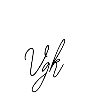 Create a beautiful signature design for name Vgk. With this signature (Bearetta-2O07w) fonts, you can make a handwritten signature for free. Vgk signature style 12 images and pictures png