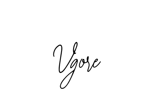 Design your own signature with our free online signature maker. With this signature software, you can create a handwritten (Bearetta-2O07w) signature for name Vgore. Vgore signature style 12 images and pictures png