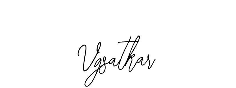 Design your own signature with our free online signature maker. With this signature software, you can create a handwritten (Bearetta-2O07w) signature for name Vgsatkar. Vgsatkar signature style 12 images and pictures png