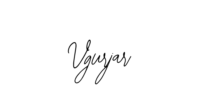 Use a signature maker to create a handwritten signature online. With this signature software, you can design (Bearetta-2O07w) your own signature for name Vgurjar. Vgurjar signature style 12 images and pictures png