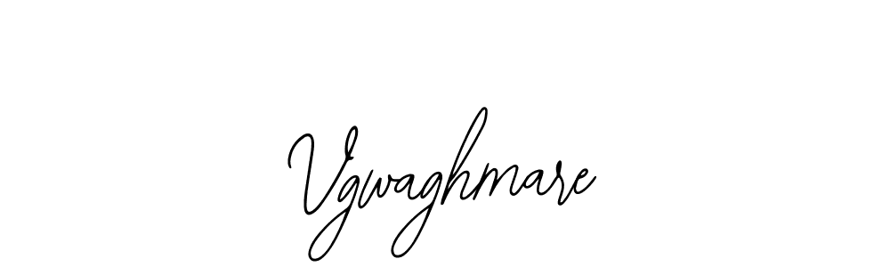 Vgwaghmare stylish signature style. Best Handwritten Sign (Bearetta-2O07w) for my name. Handwritten Signature Collection Ideas for my name Vgwaghmare. Vgwaghmare signature style 12 images and pictures png