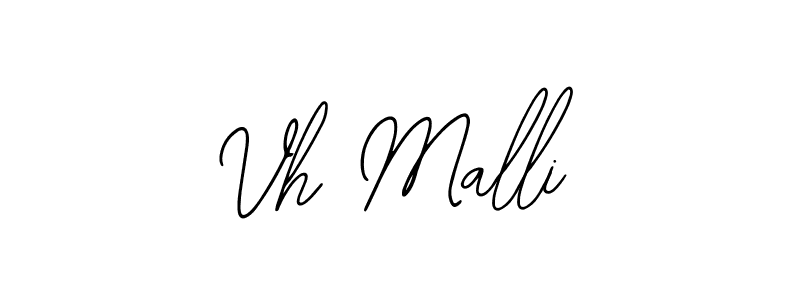 Bearetta-2O07w is a professional signature style that is perfect for those who want to add a touch of class to their signature. It is also a great choice for those who want to make their signature more unique. Get Vh Malli name to fancy signature for free. Vh Malli signature style 12 images and pictures png