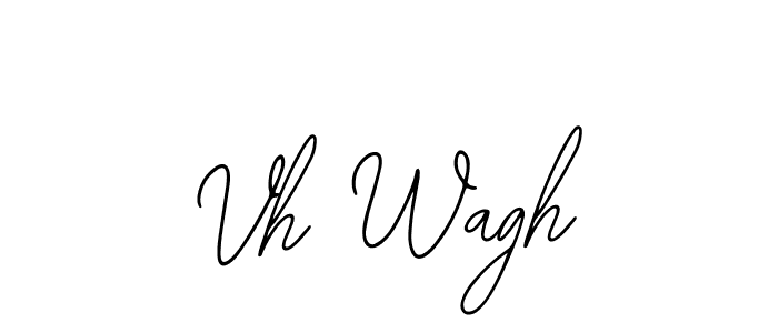 Also we have Vh Wagh name is the best signature style. Create professional handwritten signature collection using Bearetta-2O07w autograph style. Vh Wagh signature style 12 images and pictures png