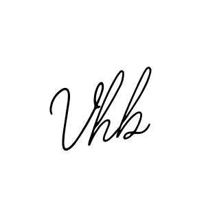 Make a beautiful signature design for name Vhb. With this signature (Bearetta-2O07w) style, you can create a handwritten signature for free. Vhb signature style 12 images and pictures png