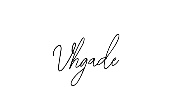 Design your own signature with our free online signature maker. With this signature software, you can create a handwritten (Bearetta-2O07w) signature for name Vhgade. Vhgade signature style 12 images and pictures png