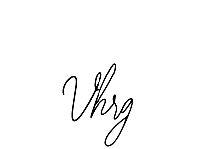 How to make Vhrg name signature. Use Bearetta-2O07w style for creating short signs online. This is the latest handwritten sign. Vhrg signature style 12 images and pictures png