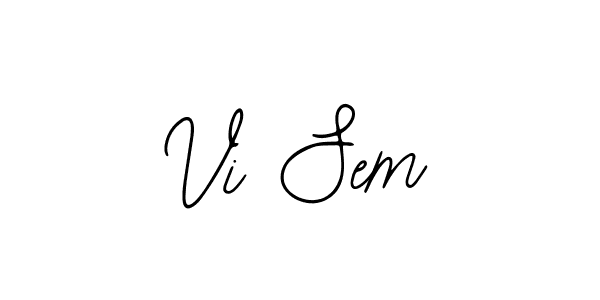 Create a beautiful signature design for name Vi Sem. With this signature (Bearetta-2O07w) fonts, you can make a handwritten signature for free. Vi Sem signature style 12 images and pictures png