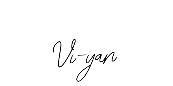 How to Draw Vi-yan signature style? Bearetta-2O07w is a latest design signature styles for name Vi-yan. Vi-yan signature style 12 images and pictures png