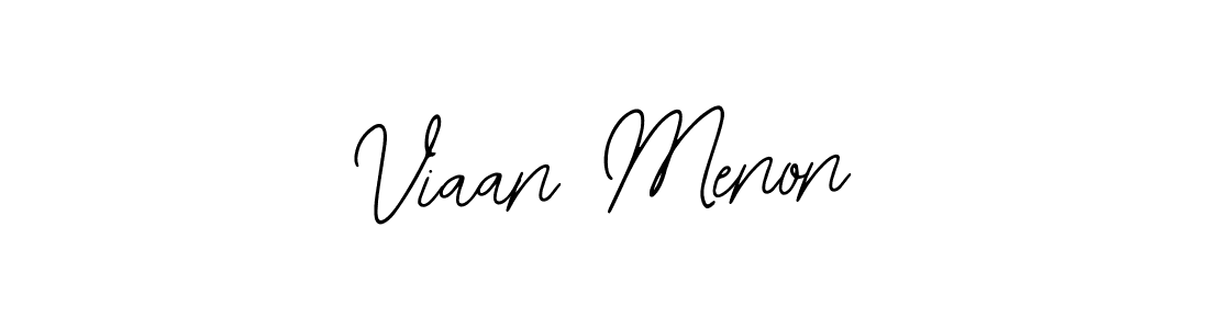 Make a beautiful signature design for name Viaan Menon. With this signature (Bearetta-2O07w) style, you can create a handwritten signature for free. Viaan Menon signature style 12 images and pictures png