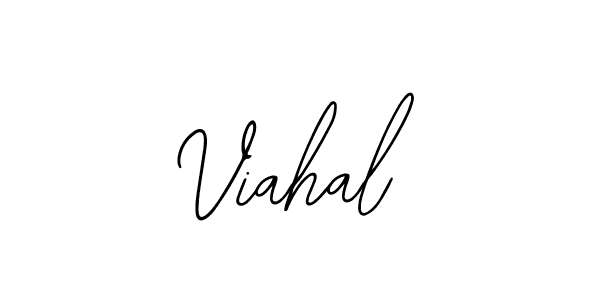 How to Draw Viahal signature style? Bearetta-2O07w is a latest design signature styles for name Viahal. Viahal signature style 12 images and pictures png