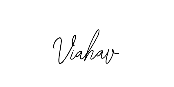 Use a signature maker to create a handwritten signature online. With this signature software, you can design (Bearetta-2O07w) your own signature for name Viahav. Viahav signature style 12 images and pictures png