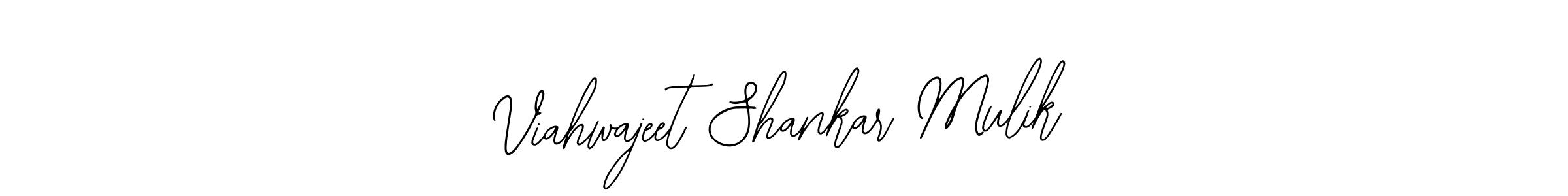 Use a signature maker to create a handwritten signature online. With this signature software, you can design (Bearetta-2O07w) your own signature for name Viahwajeet Shankar Mulik. Viahwajeet Shankar Mulik signature style 12 images and pictures png
