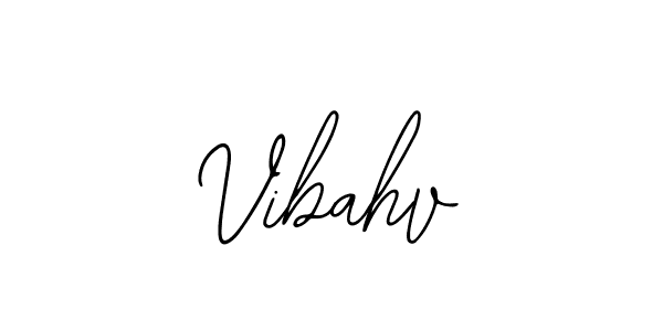 Use a signature maker to create a handwritten signature online. With this signature software, you can design (Bearetta-2O07w) your own signature for name Vibahv. Vibahv signature style 12 images and pictures png