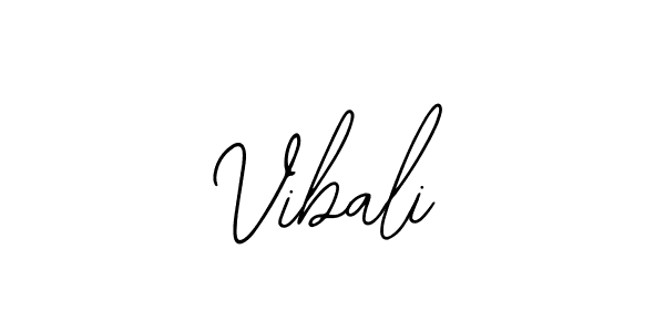 How to make Vibali name signature. Use Bearetta-2O07w style for creating short signs online. This is the latest handwritten sign. Vibali signature style 12 images and pictures png