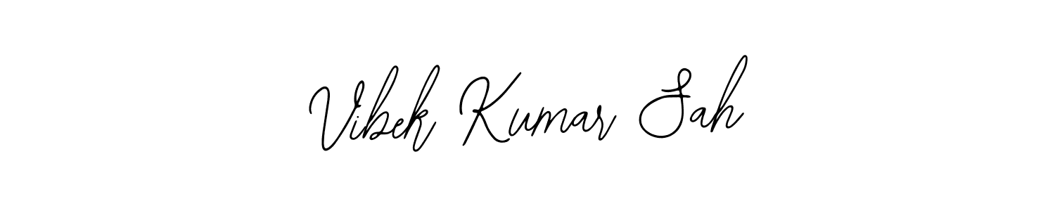 Design your own signature with our free online signature maker. With this signature software, you can create a handwritten (Bearetta-2O07w) signature for name Vibek Kumar Sah. Vibek Kumar Sah signature style 12 images and pictures png