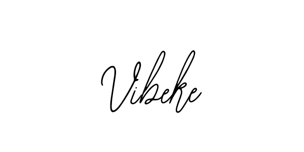 The best way (Bearetta-2O07w) to make a short signature is to pick only two or three words in your name. The name Vibeke include a total of six letters. For converting this name. Vibeke signature style 12 images and pictures png