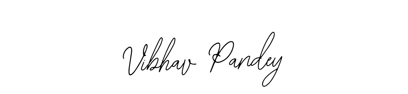 This is the best signature style for the Vibhav Pandey name. Also you like these signature font (Bearetta-2O07w). Mix name signature. Vibhav Pandey signature style 12 images and pictures png