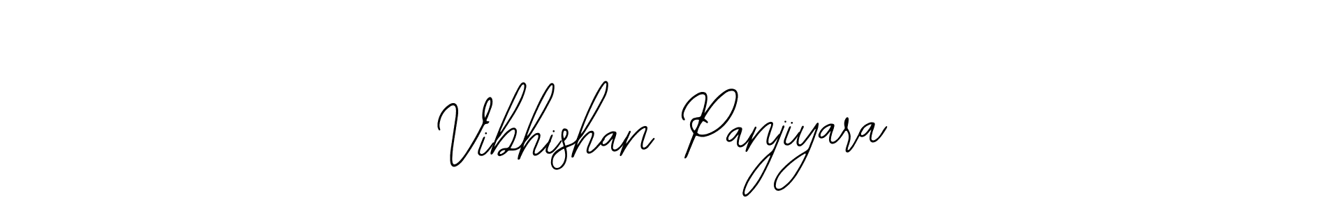 Make a beautiful signature design for name Vibhishan Panjiyara. Use this online signature maker to create a handwritten signature for free. Vibhishan Panjiyara signature style 12 images and pictures png